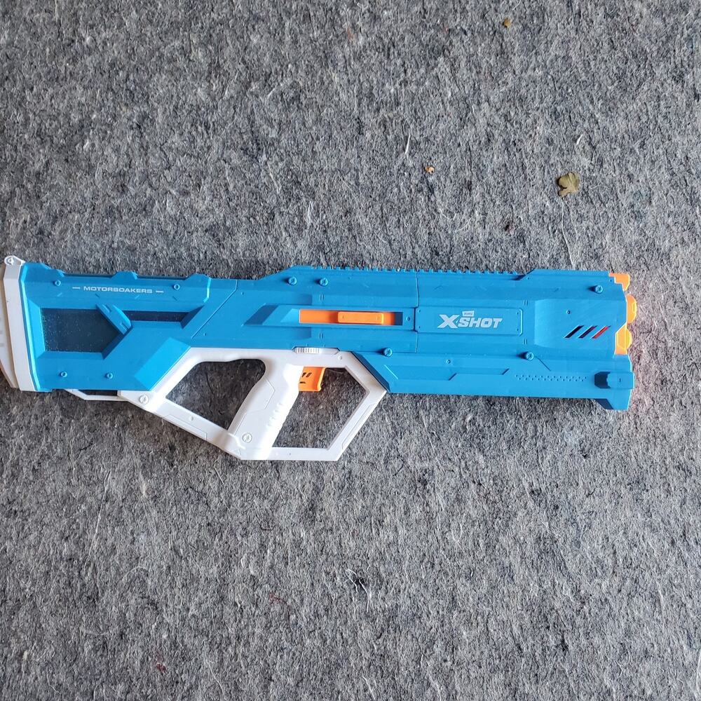 Zuru X-Shot Fast Fill Mega Pulse Motorized Water Gun Blaster Toy Blue